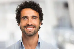 Smiling handsome man